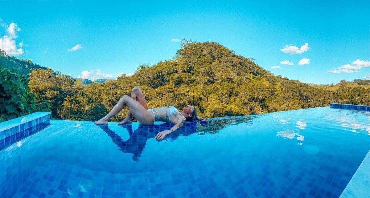 Chale Do Lago Super Luxo 쿠냐 외부 사진